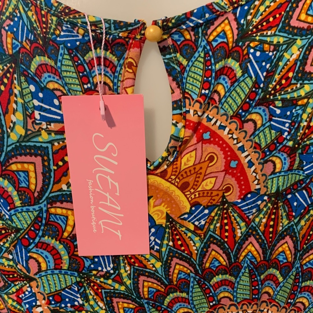 Colorful Patterned Tank Top - Picture 2 of 4